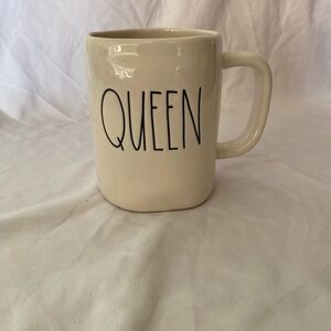 Rae Dunn Queen Mug - Ivory